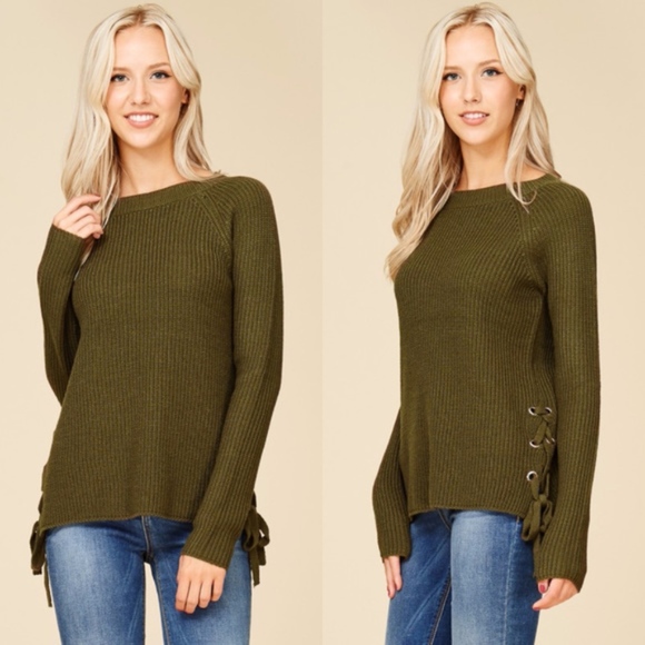 Bellanblue Sweaters - TYLER Softest Knit Sweater - OLIVE